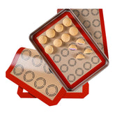 Tapete De Horneo Silicona 30 x 40 cm Con Guías Para Macarons